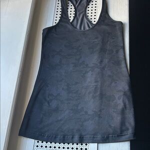 lululemon athletica Black Camo Tank Top